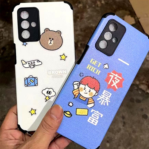 适用OPPO A7ProMax Reno16Pro K15Pro+小羊皮A6SPro卡通Findx9SPro 真我15彩绘A5X精孔一加Turbo6XPro手机壳 - 图0