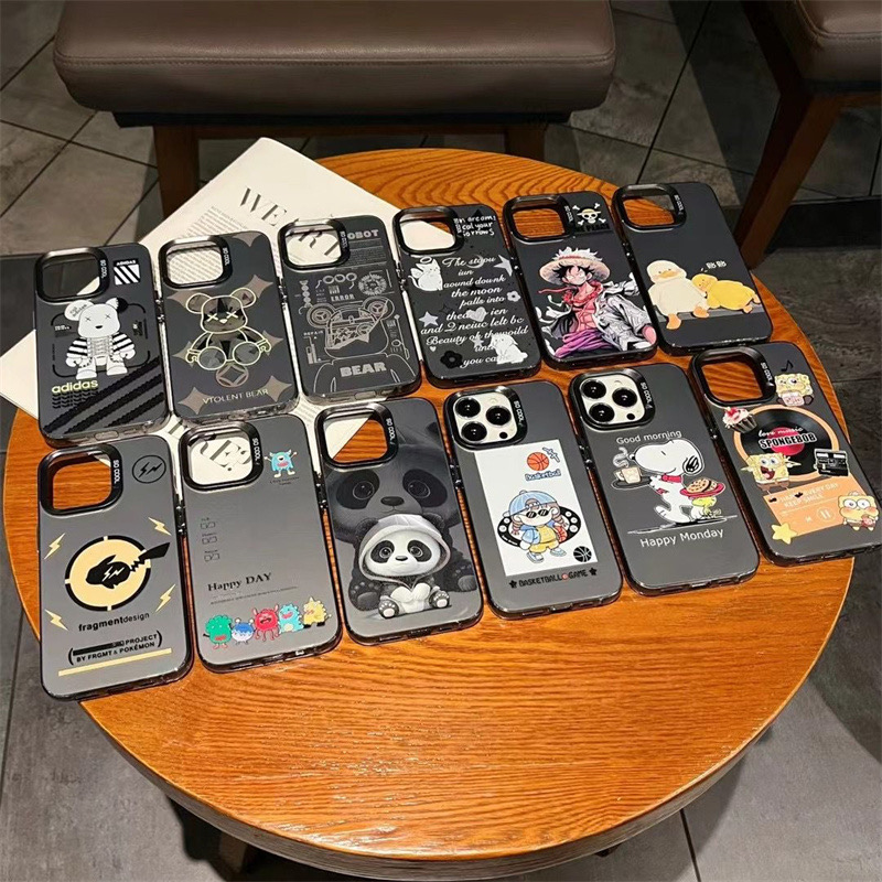 适用OPPO A6i A6Pro A5X Reno14Pro Findx9潮流黑银Findx8Ultra A5活力闪银保护套K12手机壳A58磨砂A3i彩绘 - 图3