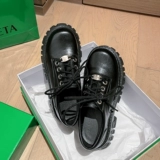 Демисезонная обувь в английском стиле для кожаной обуви, японские туфли на платформе, в британском стиле, осенняя