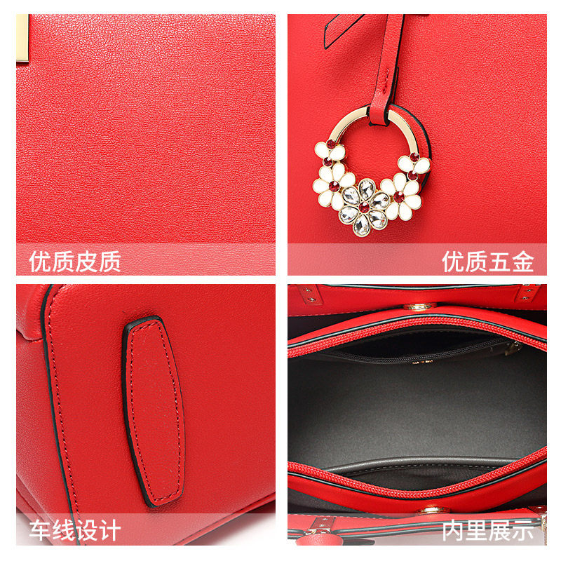 红蜻蜓新款托特包大容量妈妈包 红蜻蜓箱包女士包袋