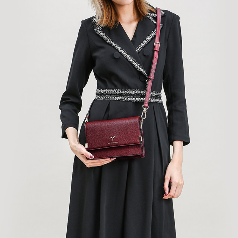 红蜻蜓官方包新款潮流洋气单肩女包 红蜻蜓箱包女士包袋