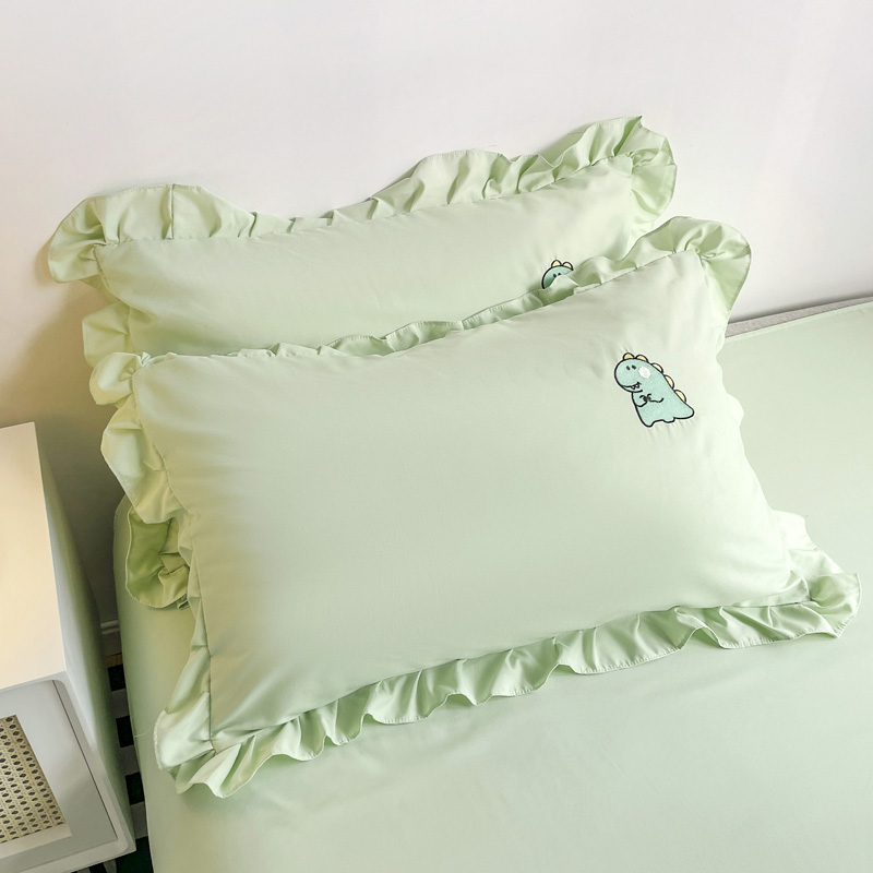 韩式花边家用48cmx74cm双人枕头套 星晴枕套