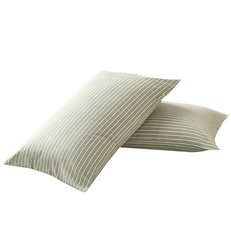 纯棉加厚老粗布一对装加密枕头套 星晴枕套