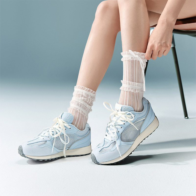 361酥饼3se运动鞋女春夏新款平底运动休闲板鞋德迅鞋双鞋带赛车鞋