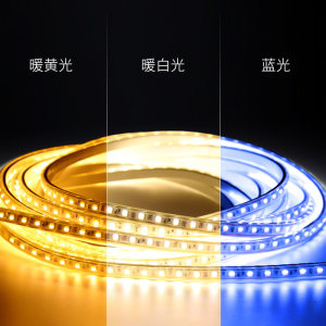 阳光照明led灯带客厅吊顶七彩线灯超亮双排灯带高亮贴片220v软灯