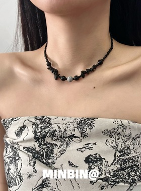 几何新中式项链女choker锁骨链