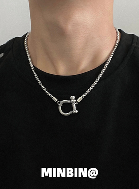 欧美ins风登山扣项链小众设计