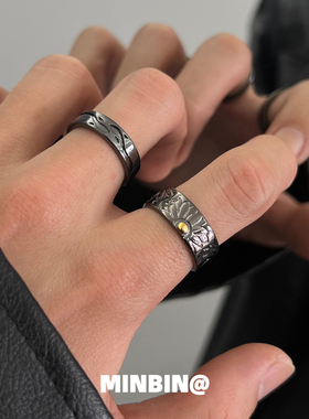 雏菊/相濡以沫戒指小众设计