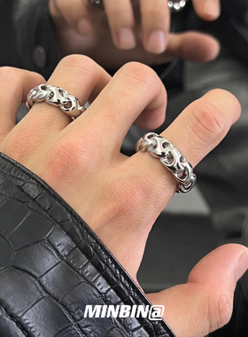 小众龙骨戒指钛钢不掉色