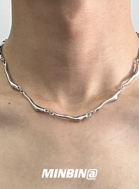高级感锁骨链不规则冷淡风