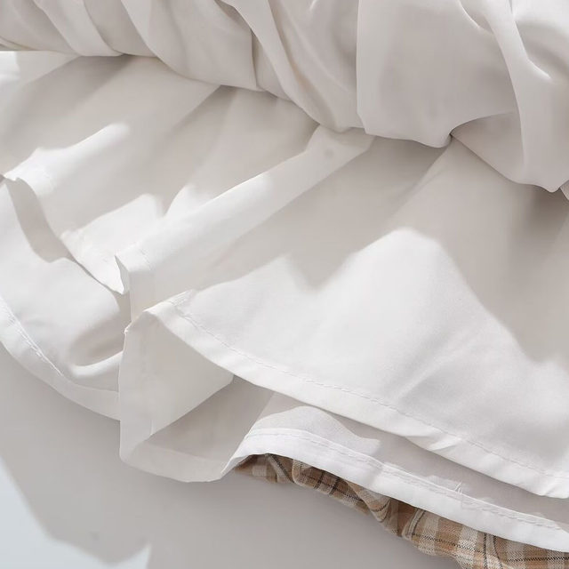 Hot girl style floral bud a line skirt women's short