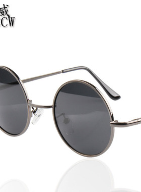 复古偏光太阳镜男士小墨镜太子镜