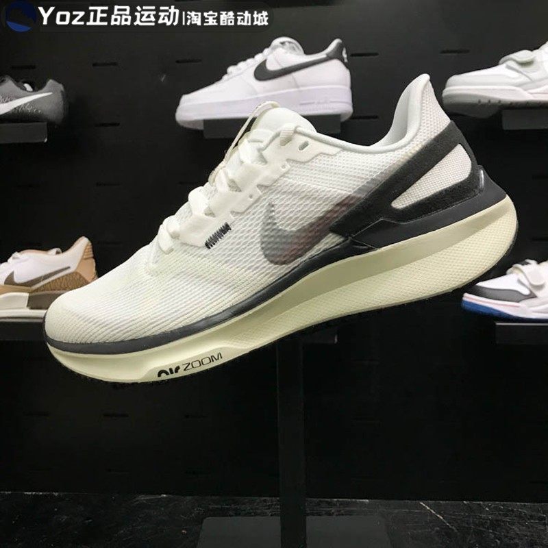 耐克女鞋2024春AIR ZOOM STRUCTURE 25减震运动跑步鞋 DJ7884-104 - 图2