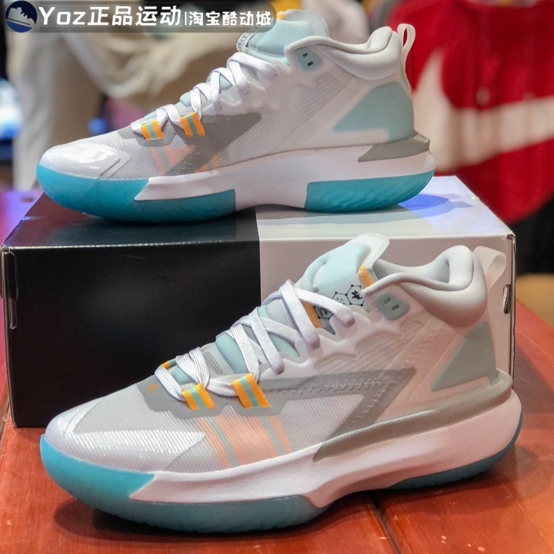 耐克男鞋2021冬JORDAN ZION 1锡安一代运动休闲篮球鞋 DA3129-101 - 图1