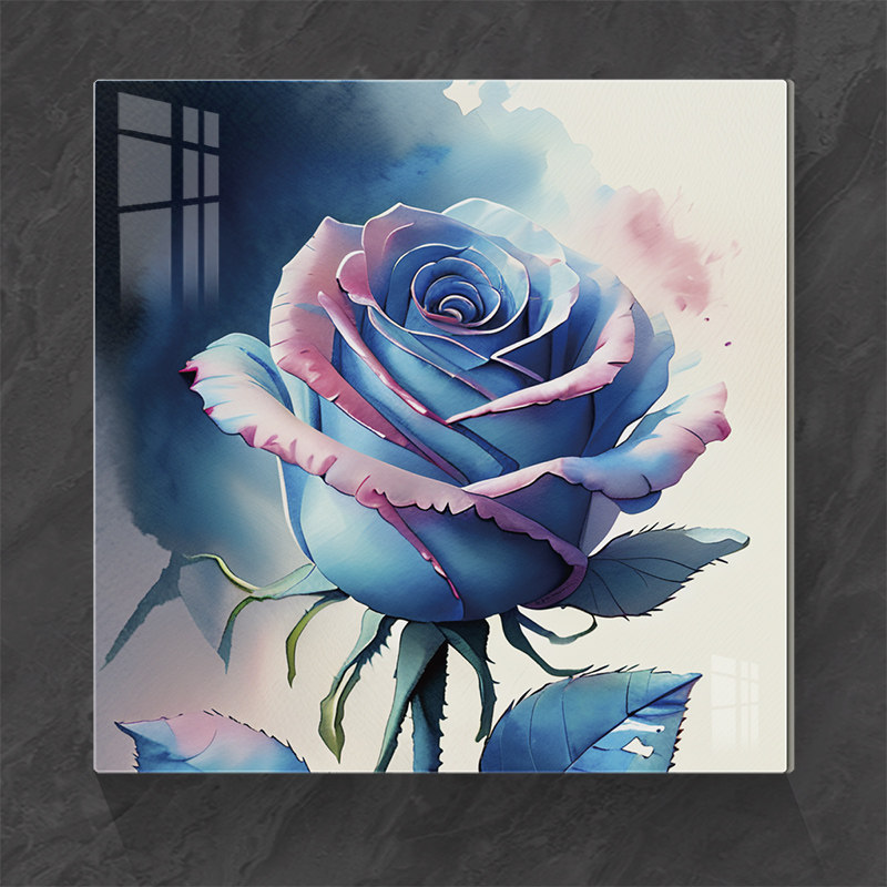 小清新3d立体玫瑰花装饰画卧室墙面遮丑墙贴爱满屋亚克力遮挡贴画,淘宝优惠券,粉丝福利购,淘宝优惠卷
