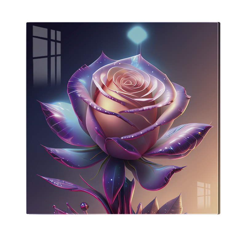 小清新3d立体玫瑰花装饰画卧室墙面遮丑墙贴爱满屋亚克力遮挡贴画,淘宝优惠券,粉丝福利购,淘宝优惠卷