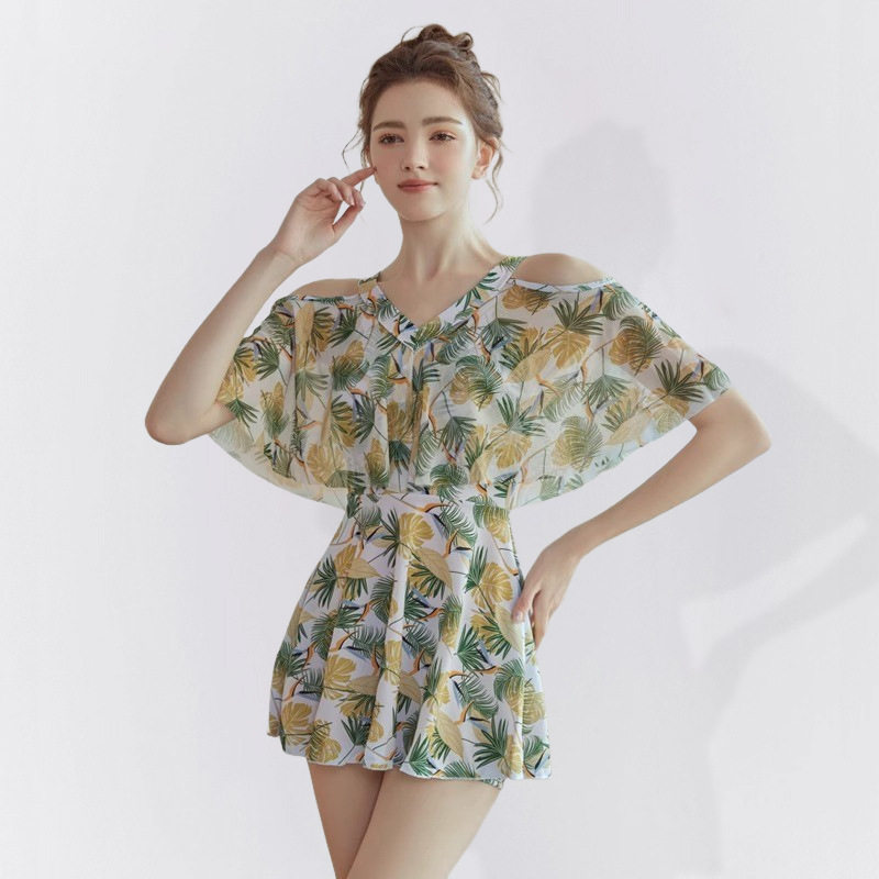 泳衣女成人款2024年新款保守微胖女孩遮肉显瘦女士泳衣泡温泉,淘宝优惠券,粉丝福利购,淘宝优惠卷