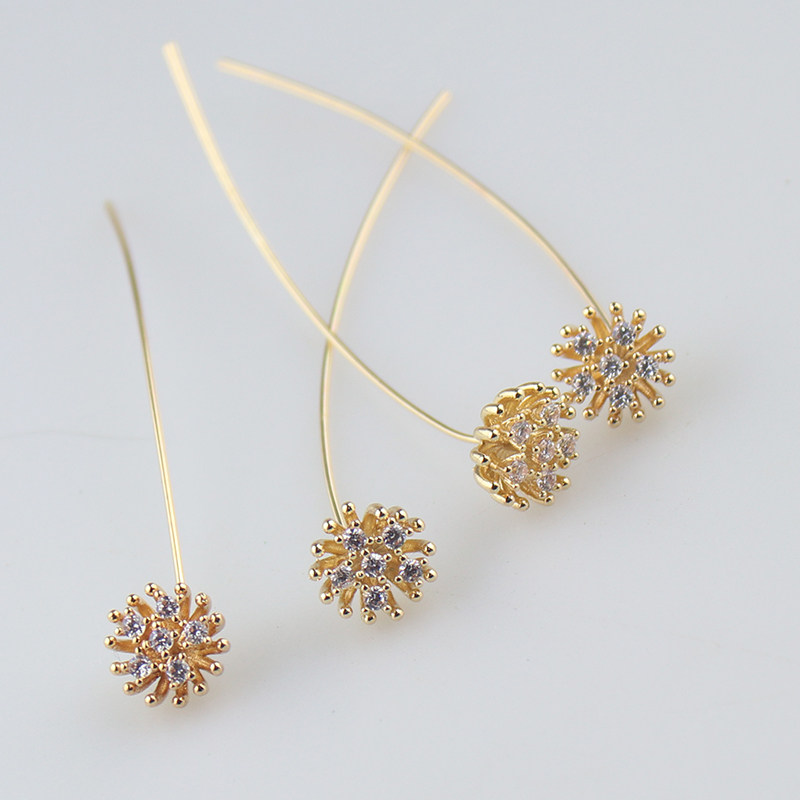 带针10mm保色微镶铜质锆石花蕊花心手工diy古风发簪材料饰品配件,淘宝优惠券,粉丝福利购,淘宝优惠卷