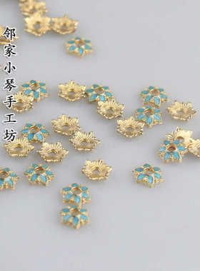 镀金滴油仿翠花蕊手工diy古风