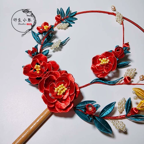 Набор материалов, ханьфу для невесты, DIY, розы, китайский стиль