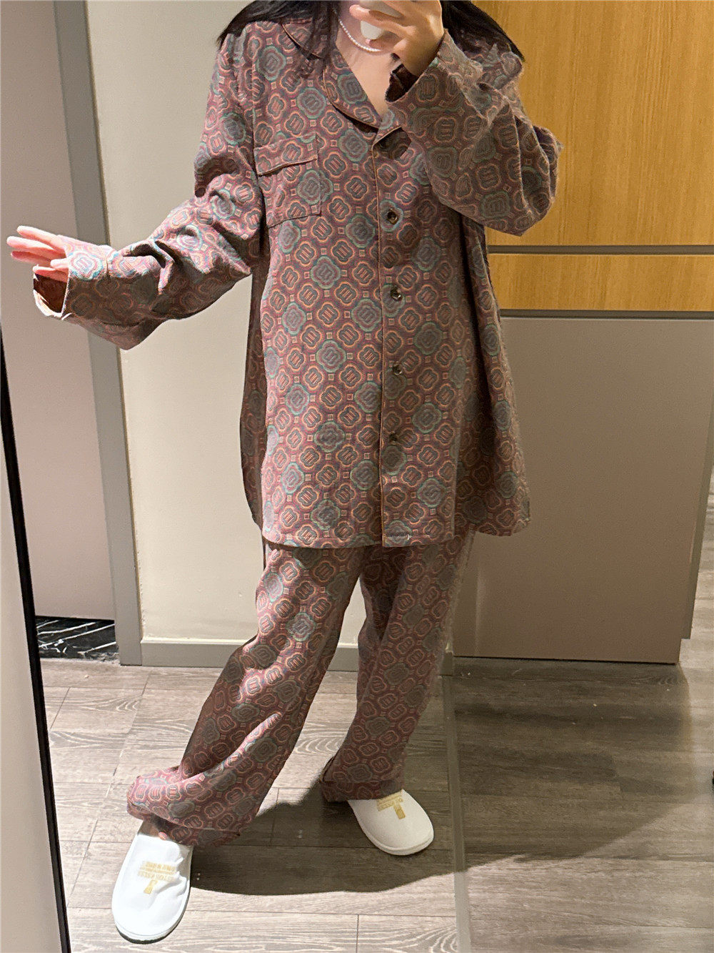 复古国风长袖开衫情侣睡衣春秋透气纱布棉家居服大码200斤套装,淘宝优惠券,粉丝福利购,淘宝优惠卷