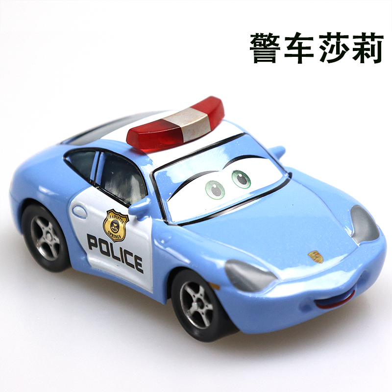 赛车总动员闪电麦昆警察莎丽玩具合金小汽车模型儿童玩具车模 - 图3