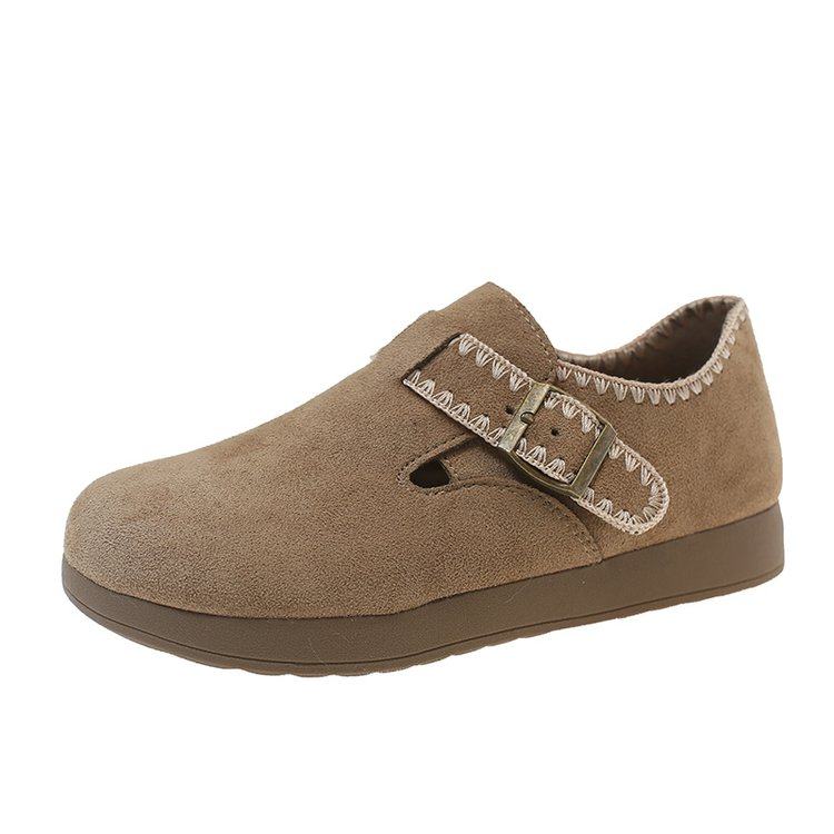 复古森女风软底豆豆鞋女2026春新款时尚配裙子一脚蹬单鞋懒人瓢鞋,淘宝优惠券,粉丝福利购,淘宝优惠卷