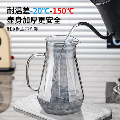 玻璃水杯套装家用大容量轻奢冷水壶客厅2026新款水杯子杯具高颜值 - 图2