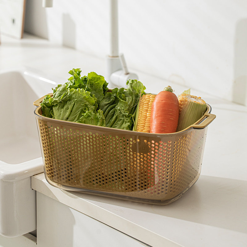洗菜盆沥水篮家用厨房多层创意水槽盆中盆沥水篮子洗菜淘米滤水篮,淘宝优惠券,粉丝福利购,淘宝优惠卷