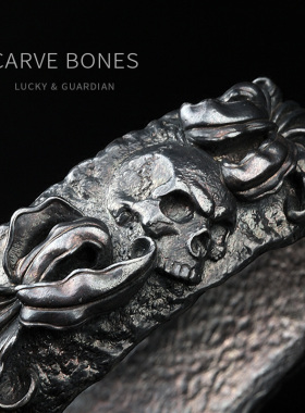 刻骨永恒彼岸花纯银可定制手镯