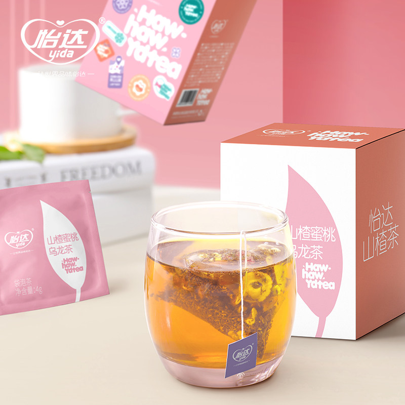 预售30天怡达蜜桃乌龙茶铁观音山楂 怡达食品花果果粒茶
