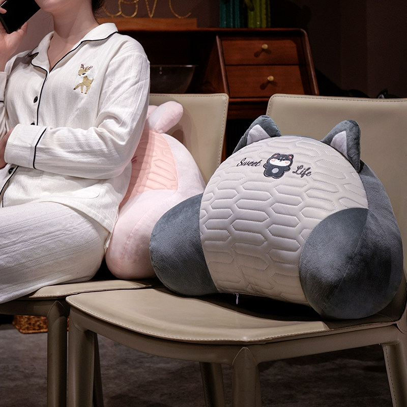 乳胶冰丝腰靠腰垫腰枕办公室久坐护腰靠垫椅子座椅靠背垫床上靠枕,淘宝优惠券,粉丝福利购,淘宝优惠卷