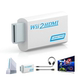 Конвертер Wii в HDMI Игровая консоль Wii, подключенная к монитору телевизора высокой четкости Nintendo