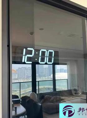 时钟时钟挂墙柜门电子钟表数字显示led时钟客厅2026新款挂墙简约