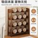 Storage rack multi-layer storage wooden shelf floor-standing household kitchen multi-functional vegetable rack against the wall simple small book shelf