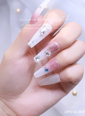 50颗！网红美甲水晶蝴蝶钻饰品