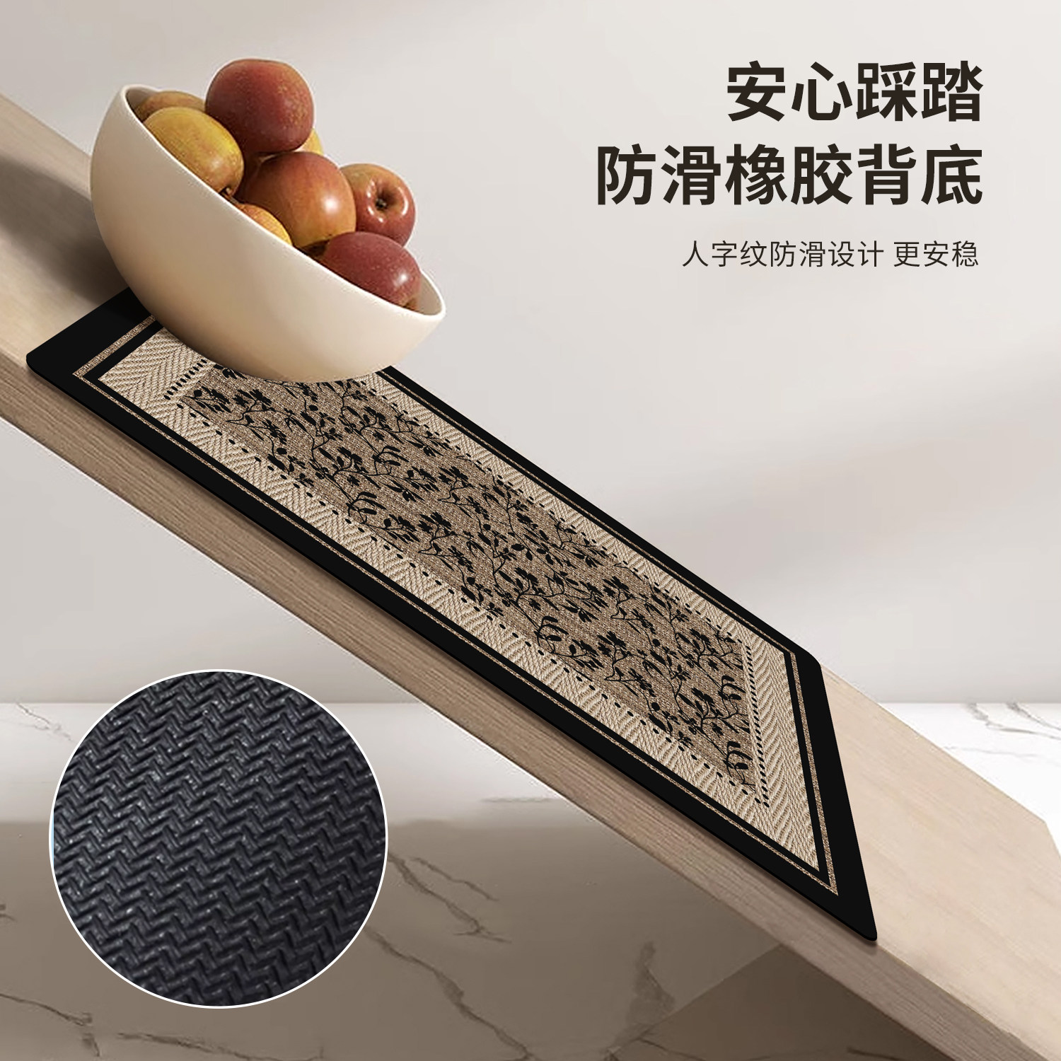 l型转角厨房地垫防滑防油可擦免洗耐脏7字型防水脚垫吸水吸油地毯,淘宝优惠券,粉丝福利购,淘宝优惠卷