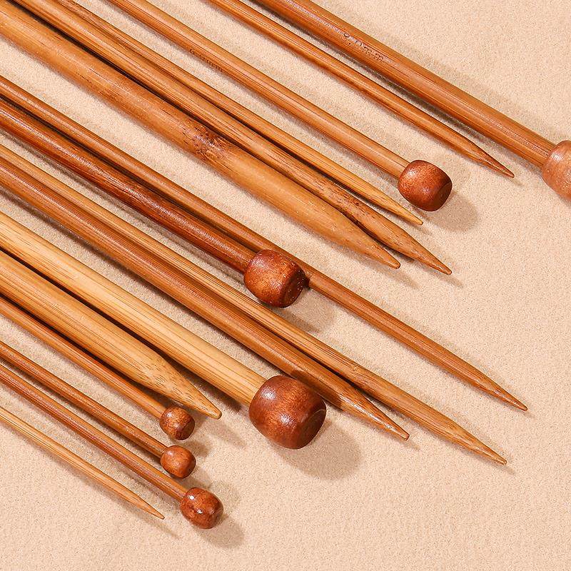 毛衣针单头竹棒针工具全套装手工编织毛线针打围巾帽子衣服粗直针,淘宝优惠券,粉丝福利购,淘宝优惠卷