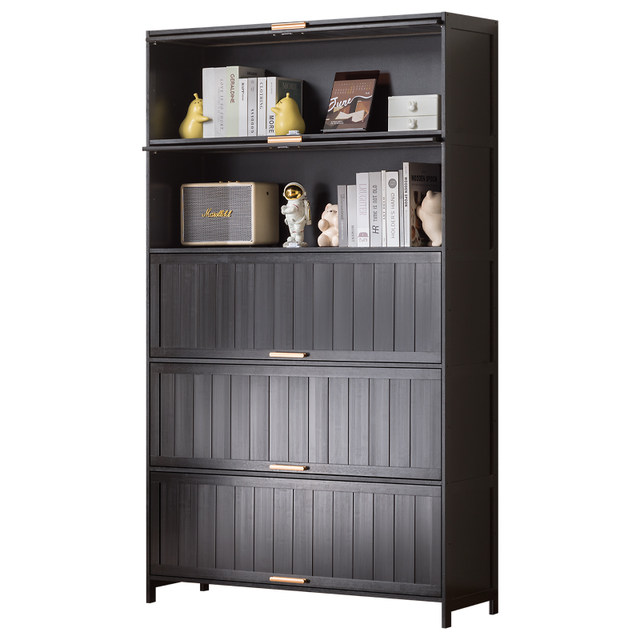 Multi-layer combination dustproof storage cabinet bookcase