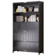 Multi-layer combination dustproof storage cabinet bookcase