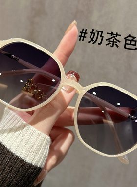 多边形超轻墨镜女2026新款高级感防紫外线偏光太阳镜开车可配近视