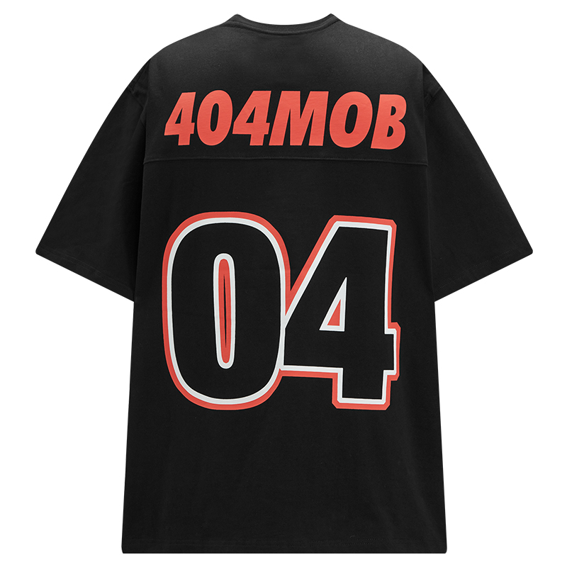 404MOB重磅280g冰球服数字印花美式短袖T恤男女同款潮牌夏季半袖-图3