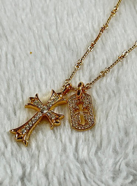 周扬清同款剋罗伈十字架项链