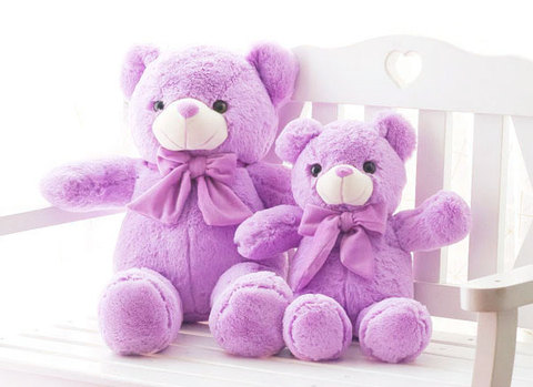 薰衣草香薰紫色大抱熊 小熊公仔毛绒玩具泰迪熊娃娃女生礼物