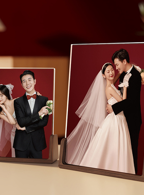 婚纱定制U型摆台实木摆台