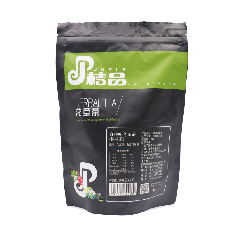 桔品白桃桂花玫瑰荔枝樱花乌龙四季春茉绿多种口味三角茶包7g30泡 - 图3