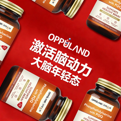 磷脂酰丝氨酸ps脑雾修复PQQ大脑神经酸专注记忆力补大脑OPPULAND - 图3