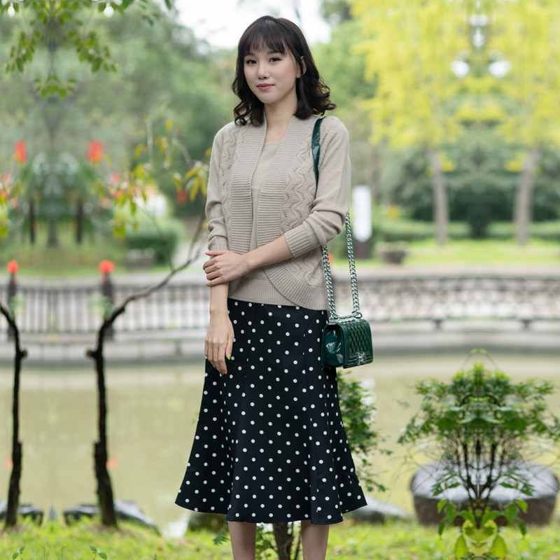 【断码清仓】羊绒衫女中老年妈妈装假两件套加厚款针织打底衫毛衣,淘宝优惠券,粉丝福利购,淘宝优惠卷