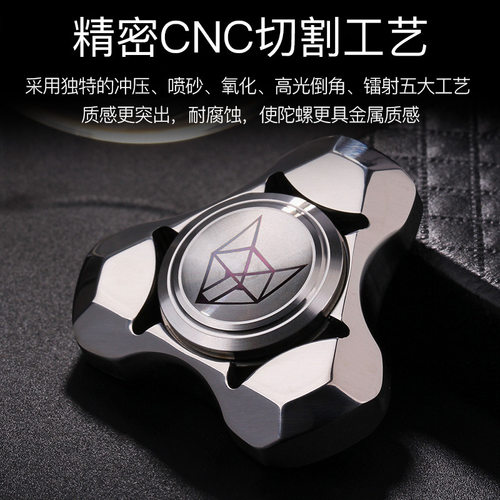 灵狐指尖陀螺成年金属手感攻速edc不锈钢手指间办公解压减压神器 - 图2