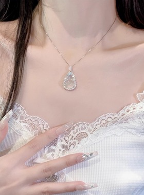 新款葫芦项链新中式吊坠国潮饰品高冰仿玉髓女时尚大气款直播批发